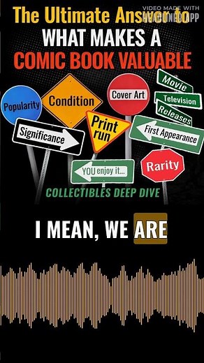 Ultimate Answer to What Makes a Comic Book Valuable #comicbooks #podcast