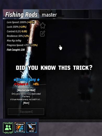 How to stack Merlin's luck boost from 25% to 50% #fisch #roblox