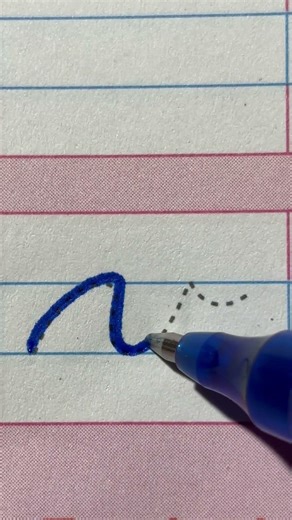 Lowercase V in Cursive ✍️ #ASMR #CursiveCalm