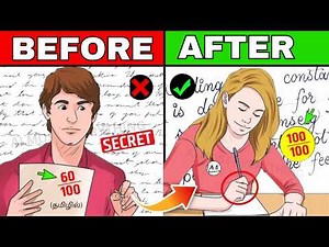 How to Write Exam Like Toppers🔥(Tamil)| 5 Exam Writing Tips for Students Tamil | almost everything