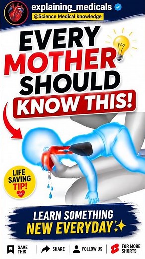 Every Parent Should Know This! 🚨 Life-Saving First Aid for a Choking baby 👶