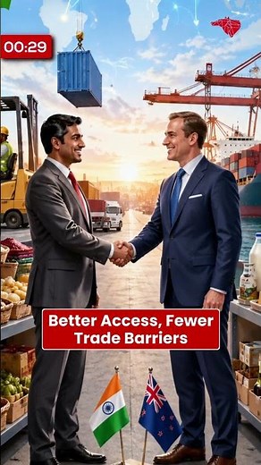 INDIA & NEW ZEALAND'S ₹35,000 CRORE TRADE PLAN EXPLAINED!! #information