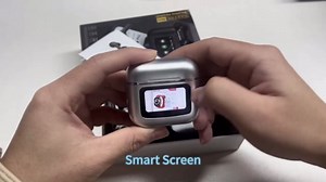 d-.-b PROCESOR T68 PRO TWS Bluetooth 5.3 Headphones ANC & Touchscreen Display - Ultra-Low Latency - Waterproof - Built-in Mic - Voice Assistant Compatible