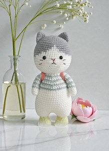 Amigurumi Cat Crochet Pattern, Little Voyager Kitty With Backpack (PDF Download English US Terms) - Etsy Canada