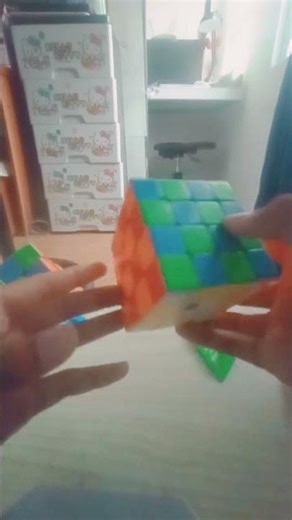 how to make checkerboard pattern in 4x4 rubikscube#meilong#rubikscubetutorial#speedcubing#funny