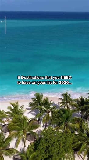 5 destinations you NEED in 2026 🌍✨ Epic landscapes. Life-changing experiences. Your next adventure starts here. #Trailfinders #TravelInspo #BucketList2026 #fyp