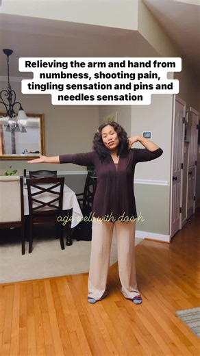 Routine for nerve compression relief to decrease abnormal sensations that are impacting the functionality of the affected arm from the neck to the hand #healthtips #reels #physicaltherapy #senior #AgingWell #everyone | Doc H.