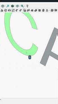 How to projected 3D text on curved surfaces in FreeCAD #cad #freecad#3dtext #3d #freecadtutorial