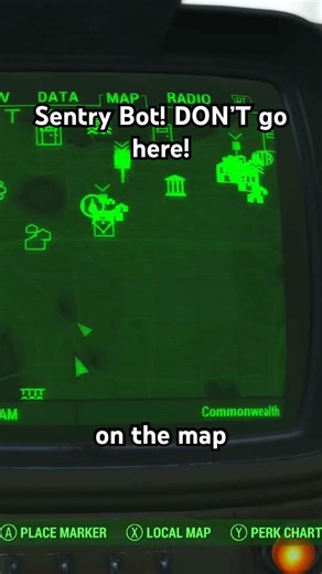 Sentry Bot! DON’T go here! #fallout4 #gaming #tips #fallout