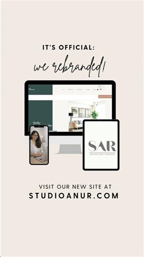 Launching My Interior Design & Architecture Studio | SAR Design Studio Rebrand #rebranding #shorts