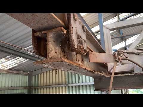 自作工場、天井クレーン(手動式)＃ホイスト