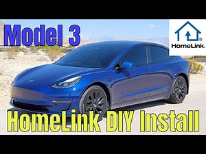 Tesla Model 3 DIY HomeLink Installation