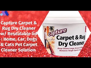 Capture Carpet & Rug Dry Cleaning Kit | Capture Carpet & Rug Dry Cleaner