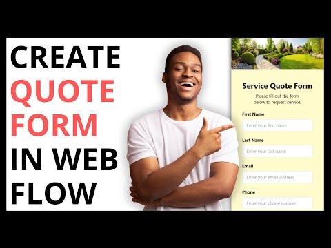 How to Create a Request a Quote Form in Webflow [STEP BY STEP]