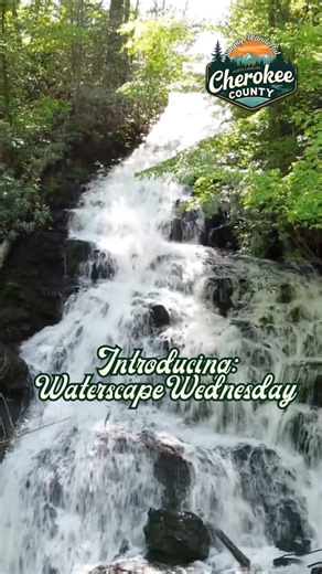 We’re excited to kick off “Waterscape Wednesday” this summer! Each week we’ll showcase breathtaking views of landscapes shaped by water—like lakes, rivers, streams, and waterfalls. A “waterscape” is any scene where water forms a dominant part of the landscape, from serene lakes to powerful waterfalls. Follow along every Wednesday for fresh inspiration to experience our areas most beautiful waterscapes, within our crossroads region of NC, TN, and GA! #simplywanderful #waterfall #mountainview | Vi