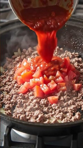 🍝🍅 Slow Cooker Ground Beef in Tomato Sauce