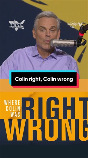 Colin Right vs. Colin Wrong in NFL Predictions