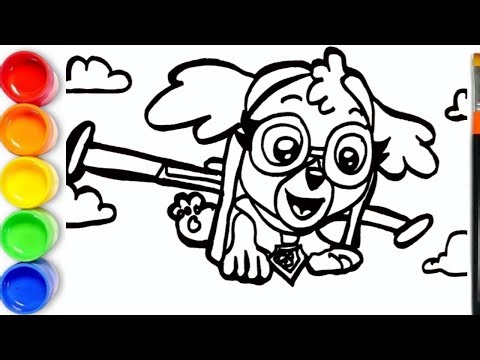 Skye Paw Patrol Drawing | How to draw Skye