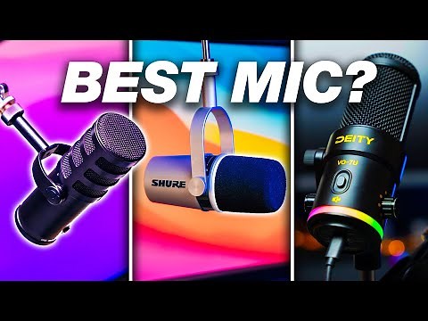 The Best Streaming/Podcast Microphone You Can Buy! (Shure vs. Deity vs. Samson)