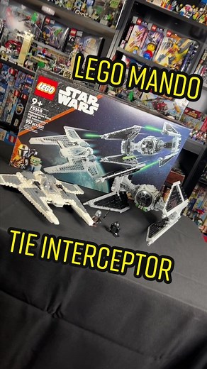 Lego Mandalorian Fang Fighter & TIE Interceptor Review