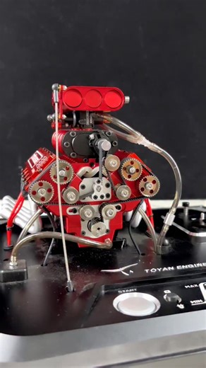 Purchase Link in Bio👉 @futuristic__modern_tech The Toyan V8 Engine is an extraordinary miniature internal combustion engine that captures the essence of real automotive power in a compact, functional model. Designed for hobbyists, collectors, and engineering enthusiasts, this engine blends precision craftsmanship with high-performance mechanics, making it a true centerpiece for model car builders and mechanical display lovers. | 𝗧𝗲𝗰𝗵𝗻𝗼𝗹𝗼𝗴𝘆 | 𝗜𝗻𝗻𝗼𝘃𝗮𝘁𝗶𝗼𝗻| 𝗚𝗮𝗱𝗴𝗲𝘁𝘀