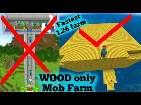 Early game MOB XP FARM is easy to make in Minecraft