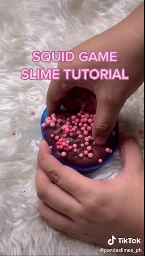 Squid game Slime Tutorial #pandaslimeph #foryourpage #fyp #slime #squidgame