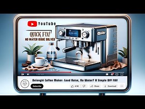 How to Fix Delonghi Coffee Maker Loud Noise,Air Lock | EZ DIY