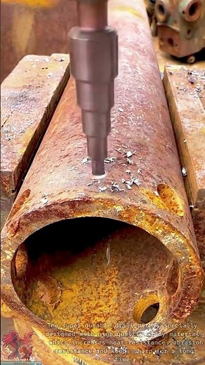 Super strong drill bit penetrates steel very easily || Drilling technology