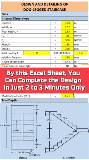 Struct Soft Centre on Instagram: "📊 Design Your Element with Smart Excel Sheets ------------------------------------------------ Unlock efficiency and accuracy in structural design with our well customized smart Design Excel Sheets, offering customizable solution for generating detailed designs. To Know: 1. Full description of sheets 2. Full preview of sheet 3. Detailed video on sheet 👇👇 Follow the given link 👇👇 ------------------------------------------------ 🌐Visit for All Design Sheets�