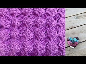 Easy 3D Bubble Stitch Crochet "Lidia Crochet Knitting"