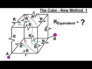 Physics 42 Ohm's Law and Resistor Circuits (19 of 23) The Cube: New Method Case 1