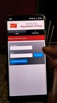 Activate post office mobile app How to Activate Post Office Mobile App 📱| Step-by-Step Guide #Shorts