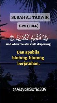 📖Surah At Takwir Full✨ #qurantilawat #alquran #quranrecitation #quran #fyp