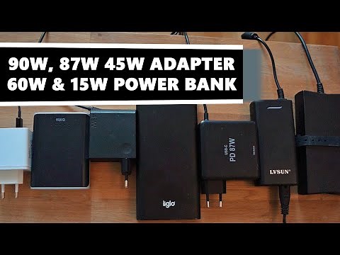 USB-Charging Test of Dell Inspiron 15 7000 (7590) - 6 Chargers Tested