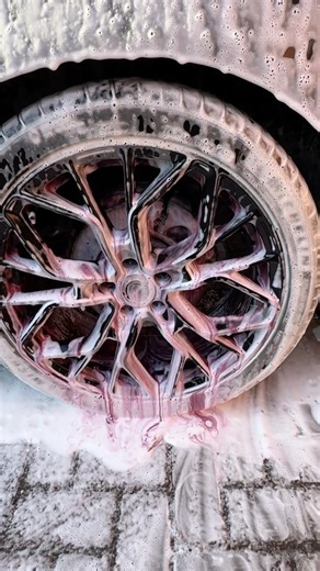 Alien Magic - Wrath + FOAM+ #alienmagiccarcare #satisfyingvideo #wheelcleaning #detailing #carwash