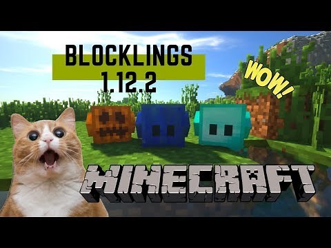 BLOCKLINGS MOD - Cubos esclavos kawaii!! - Minecraft Mods 1.12.2 Review ESPAÑOL