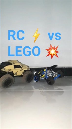 RC vs LEGO Car Crash Test! 💥 Suspension Show!#RCcar #LEGOtechnic #CrashTest #RClife