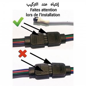 Ruban LED16 couleur Etanche 5M RGB Multicolor AVEC Télécommande sans fil