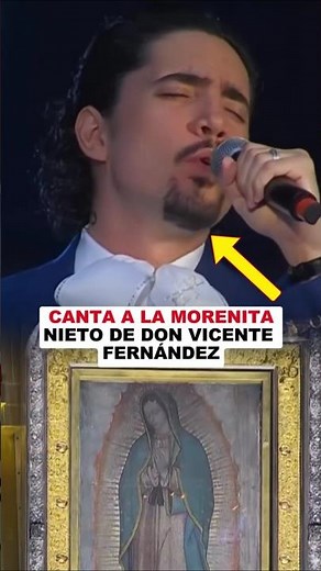Alex Fernández gets emotional singing "Pídeme" to the Virgin of Guadalupe 2025