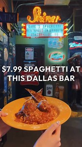$7.99 SPAGHETTI AT THIS LONGTIME DALLAS BAR, ALL DAY MONDAYS If you know, you know. @StansBlueNote has been a Lower Greenville staple since 1952, and on Mondays, they’re dishing up Gabe’s housemade spaghetti and meatballs for just $7.99. $7.99 SPAGHETTI AND MEATBALLS Served all day every Monday, this hearty plate is made in-house with a slow-simmered, family-style red sauce and meatballs from scratch, in true Stan’s fashion. Plus, it’s topped with parm and served with garlic toast! It’s one of t