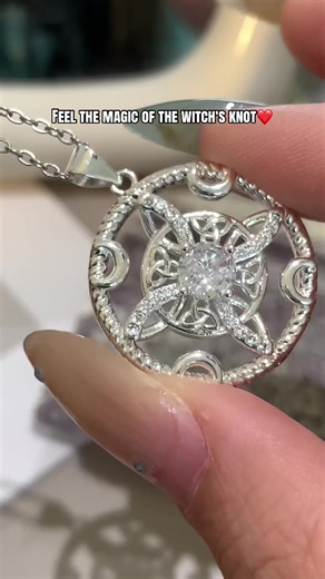 Feel the magic of the witch's knot❤️#fyp #necklace #witch #protection #celtics