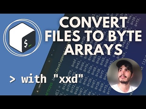 Convert Files To Hexadecimal Byte Arrays for C / C++