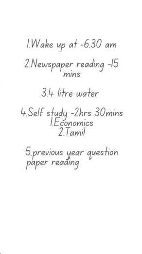 daily schedule #life #motivation #habitsthatchangeyourlife #exam