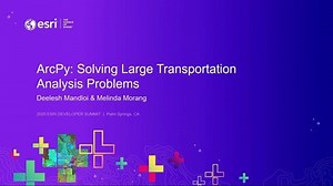 ArcPy: Solving Large Transportation Analysis Problems