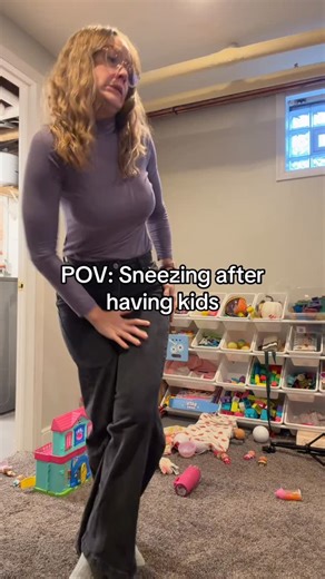 Allie Hoffmeister | Gotta work on that pelvic floor 😂 . . . . #mom #momlife #sahm #sahmomlife #motherhood #momhumor #mommy #mommylife #momsofinstagram #real... | Instagram