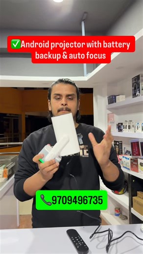 Global Gadgets Mart on Instagram: "✅Android projector with battery backup & auto focus"
