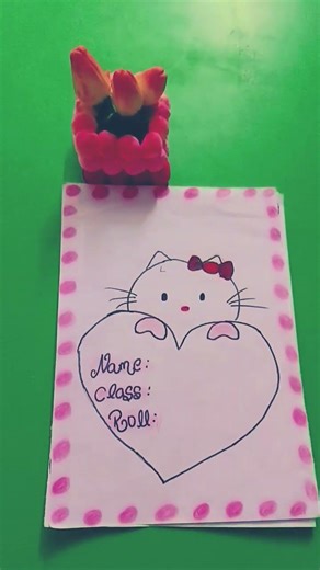 5 easy border design /border design for project work design...