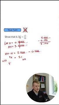 Convert Recurring Decimals to Fractions! GCSE Maths