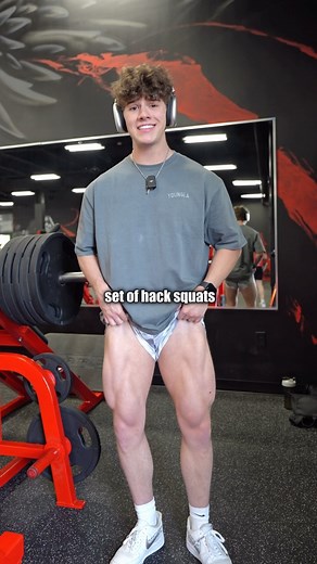 Casey Kelly on Instagram: "I let a stranger choose the song for my top set of hack squats - Code CASEY @youngla @ryse_supps @helimixco - #gymvlog #gym #fitness #legday #legworkout #squats #hacksquat #quads #muscle"